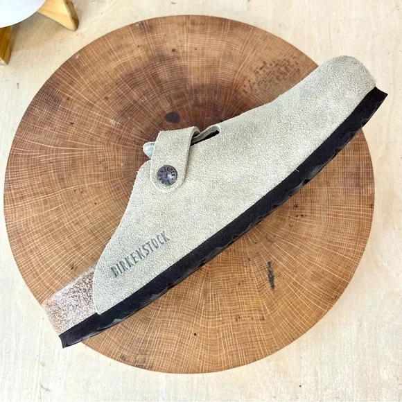 Birkenstock | SINGLE LEFT ONLY Boston Clog in Tan Suede Size 40/9- Replacement - Picture 8 of 12